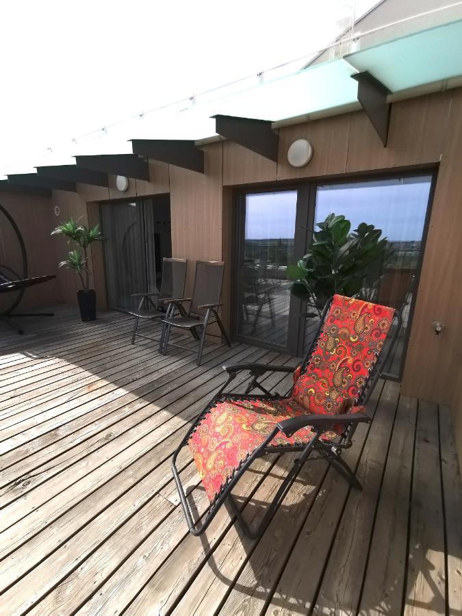 Luxury Penthouse With Large Terrace & Panoramic Old Town View Apartment Vilnius Exterior photo
