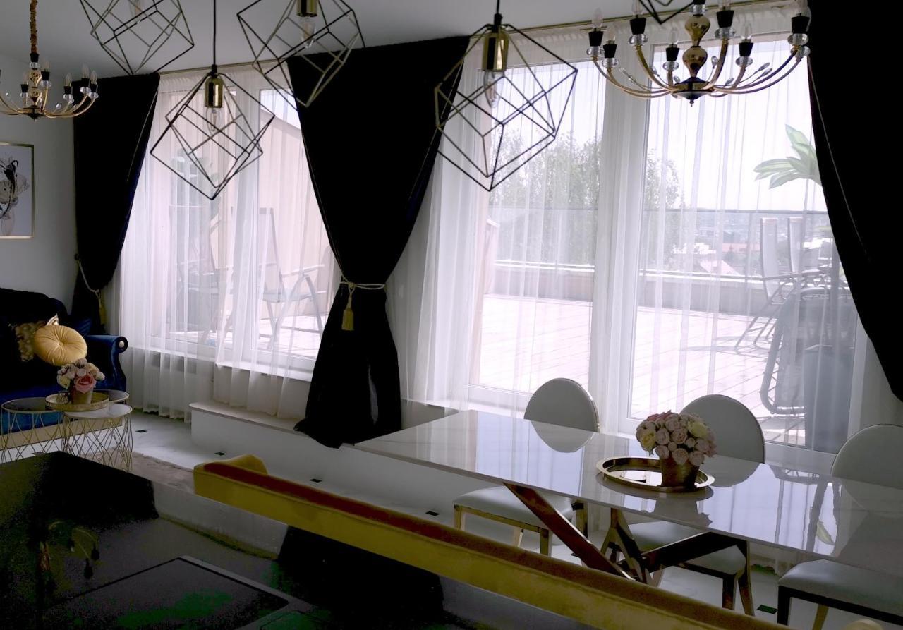 Luxury Penthouse With Large Terrace & Panoramic Old Town View Apartment Vilnius Exterior photo